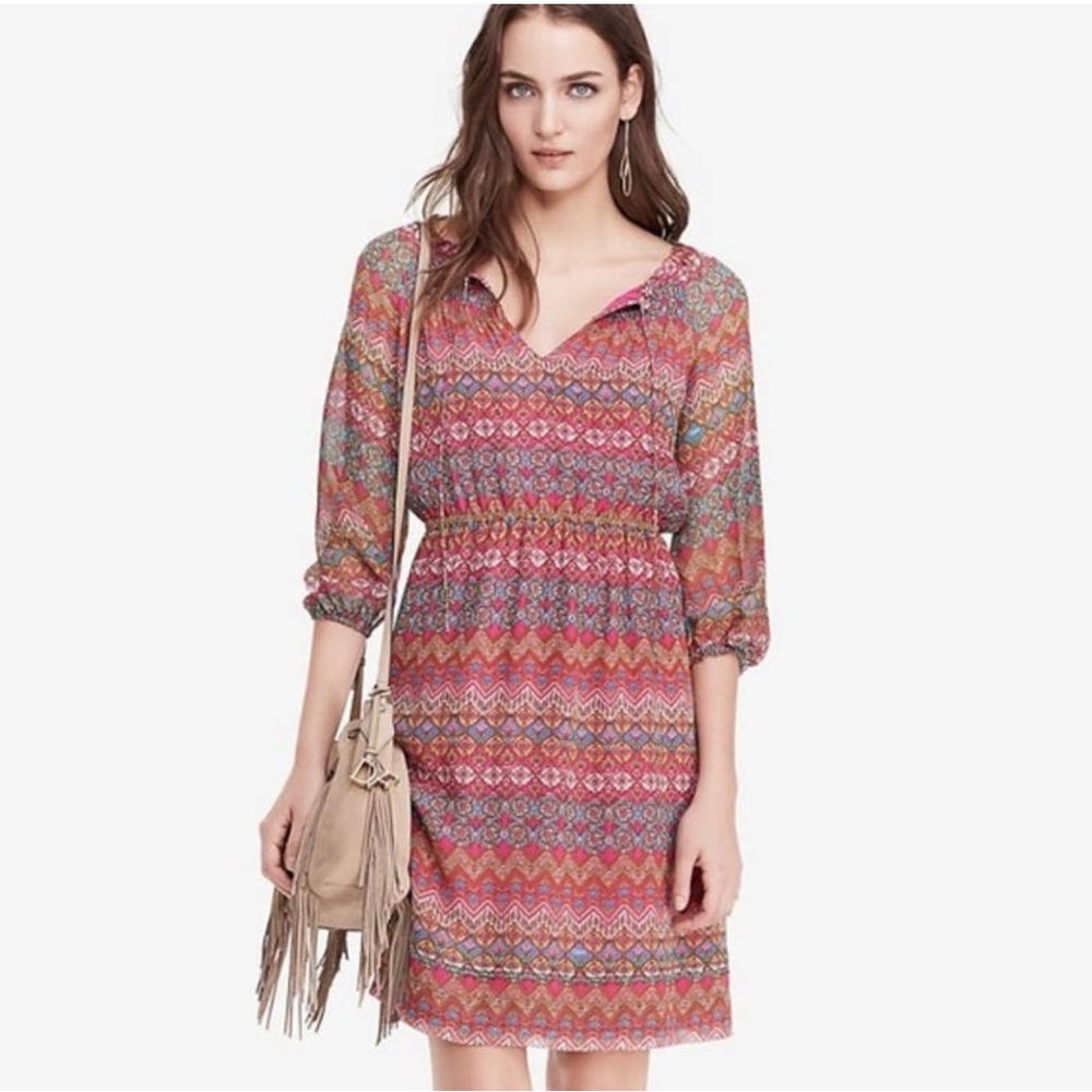 Diane von Furstenberg
Parry Printed Silk Blouson Dress, Coromandel